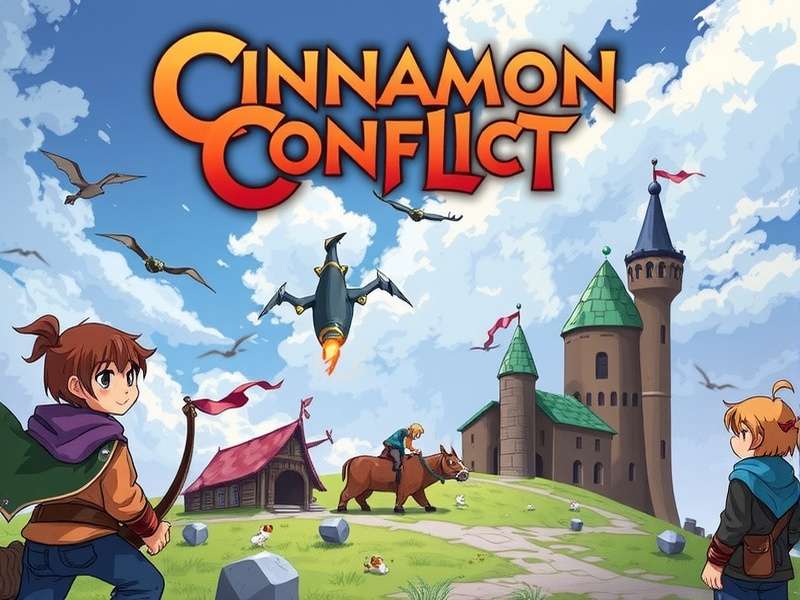 Cinnamon Conflict Game Cover Art